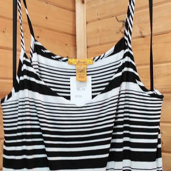 By Finesse Tank Stripe Long Dress - Picture 4 of 7